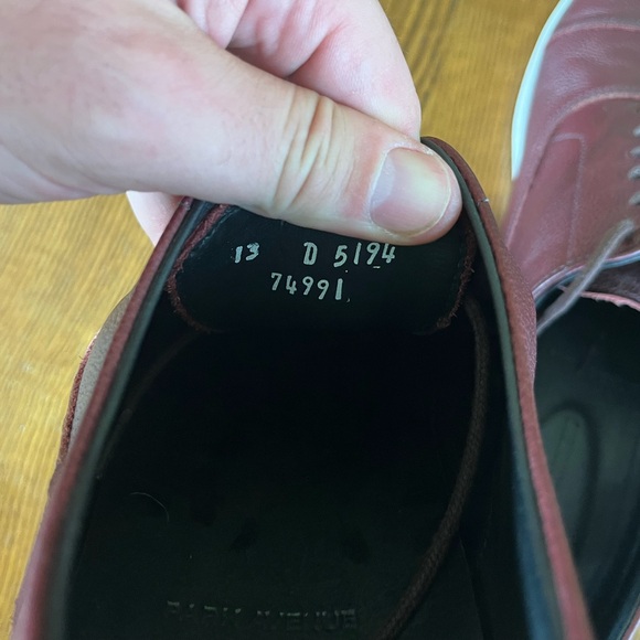 Allen Edmonds - Park Avenue Sneaker - men’s size 13 - burgundy - Picture 6 of 7